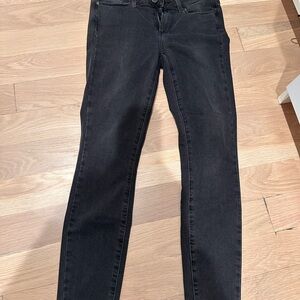 PAIGE Verdugo Skinny Jeans – Smoke Gray – Size 28 – Ultra Flattering!